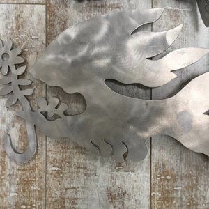 Vintage "Angel with Flower" Plant Hanger (1)